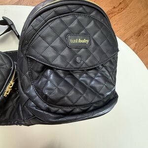 Tushbaby Black Quilted Hip Carrier